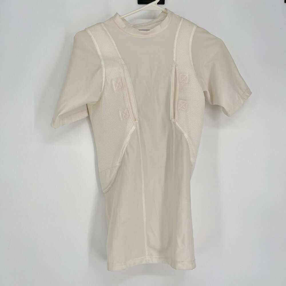 5.11 Tactical Conceal Carry Compression Shirt Padded Holster Pocket White Size S
